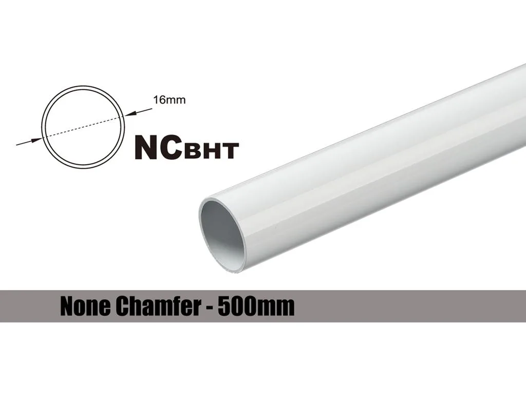 Bitspower Bitspower Chamfer Brass Hard Tubing OD16MM Deluxe White 500MM — product photo