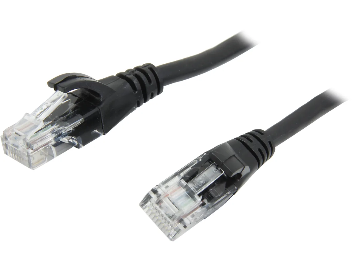 VCOM International Ltd VCOM International Ltd NP511-7-BLACK network ethernet cable Cat 5E 7.0 ft Black — product photo