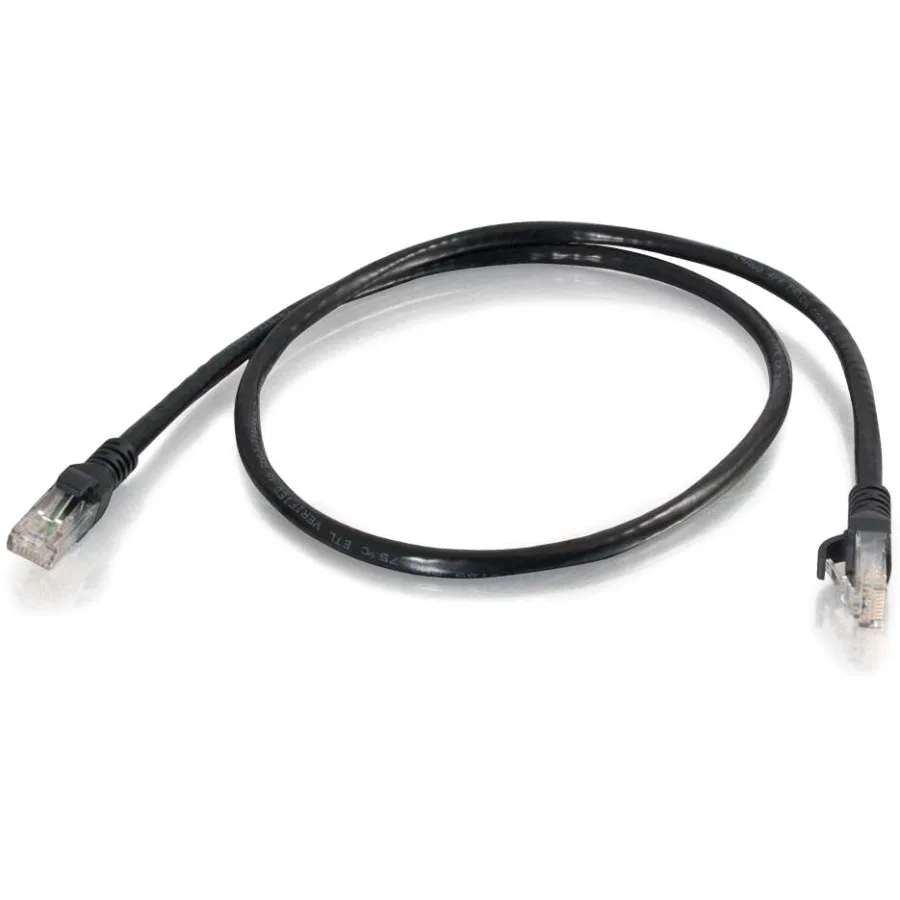 Cables To Go Cables To Go 10293 Cat6 network ethernet cable 7 ft black snagless — product photo