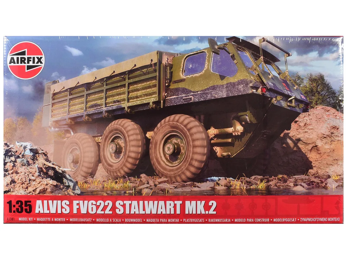 Airfix Airfix Alvis FV622 Stalwart Mk.2 1/35 Plastic Model Kit 211 Parts — product photo