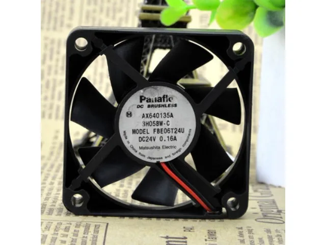 Fans Fans FBE06T24UDimensions 6015 DC24V 0.16A case fan — product photo