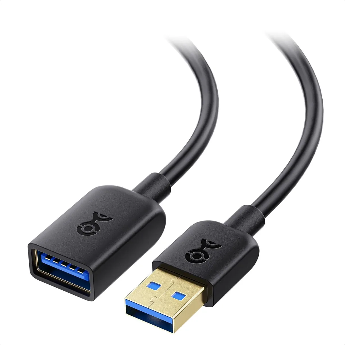 Kootion Kootion USB 3.0 Extension Cable 10ft Male to Female 5Gbps Black — product photo