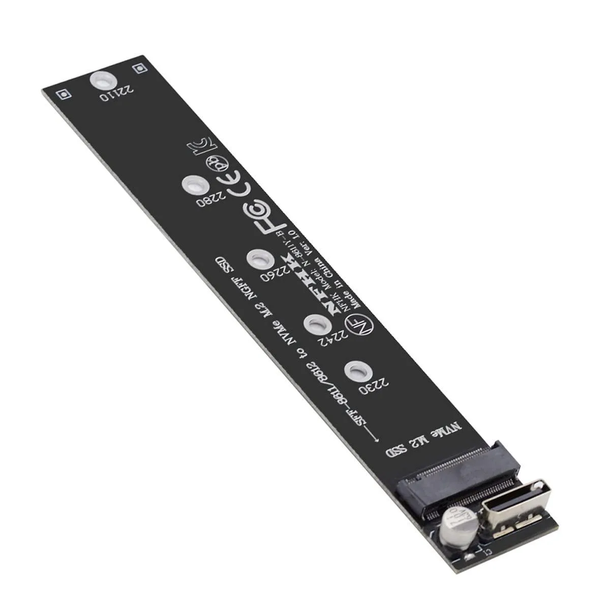 LORDWORLD LORDWORLD Oculink SFF-8612 SFF-8611 to M.2 Kit NGFF M-Key to NVME PCIe SSD 2280 22110mm Adapter — product photo