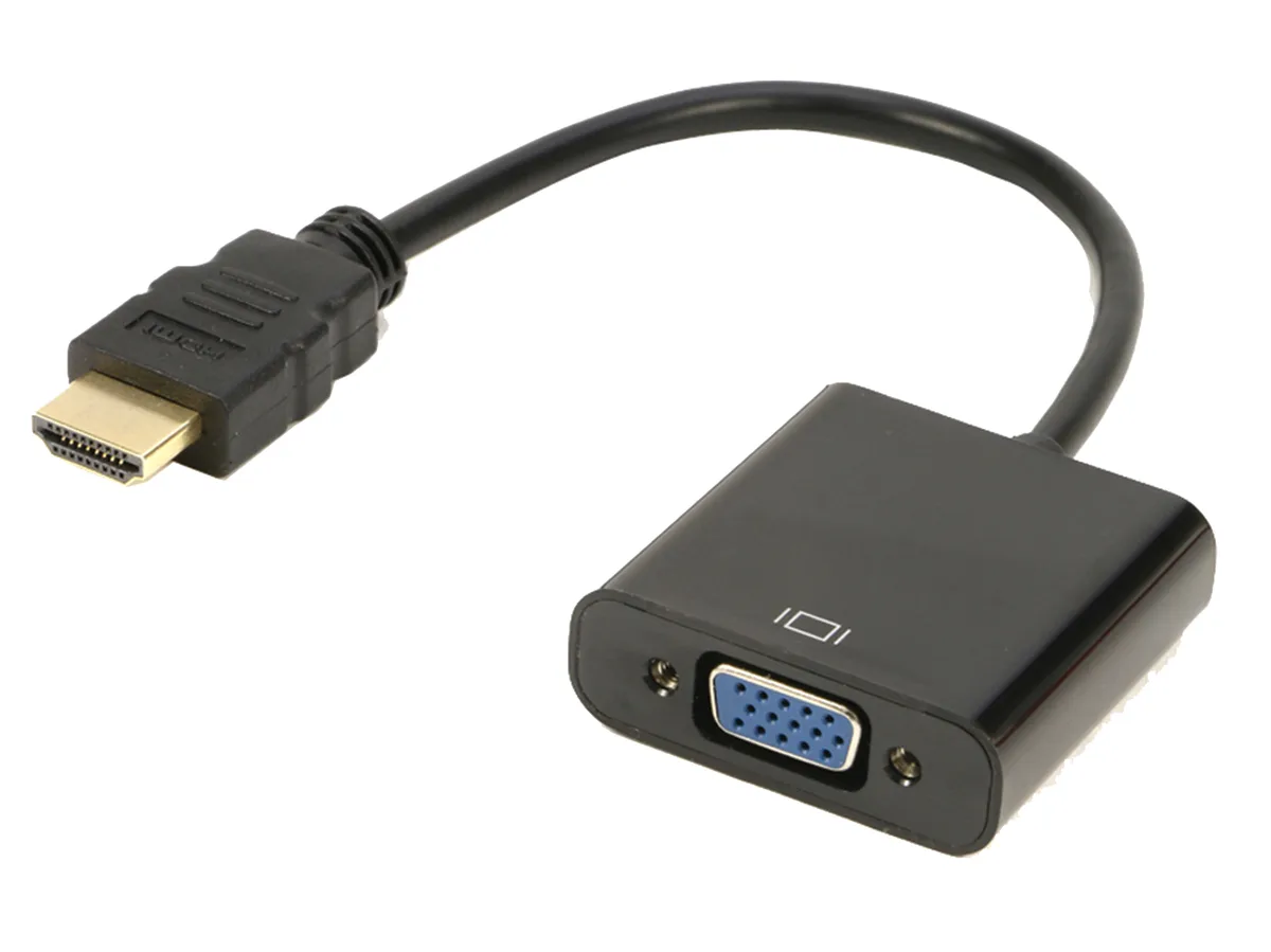 iXever iXever HDMI to VGA Female Adapter Black — product photo