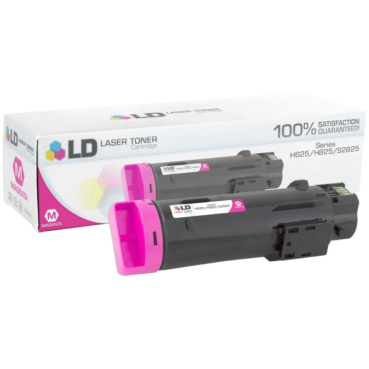 LD Products LD Products Compatible Toner Cartridge Magenta 593-BBOY 5PG7P 2500 pages — product photo