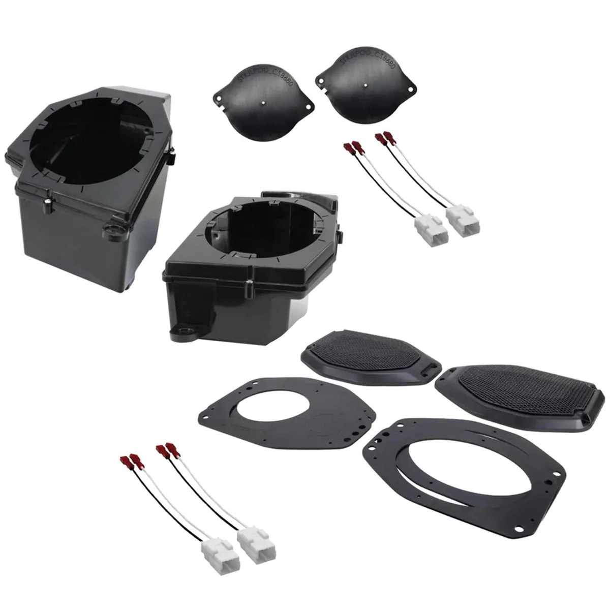 STINGER STINGER STXJLPOD &amp; STXJLSBA speaker adapter bundle 6.5 2018-2022 — product photo