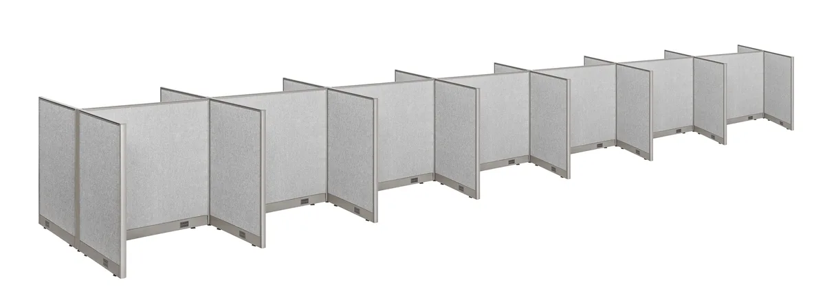 GOF GOF 14-Person Workstation Cubicles 60"D x 336"W x 48"H — product photo