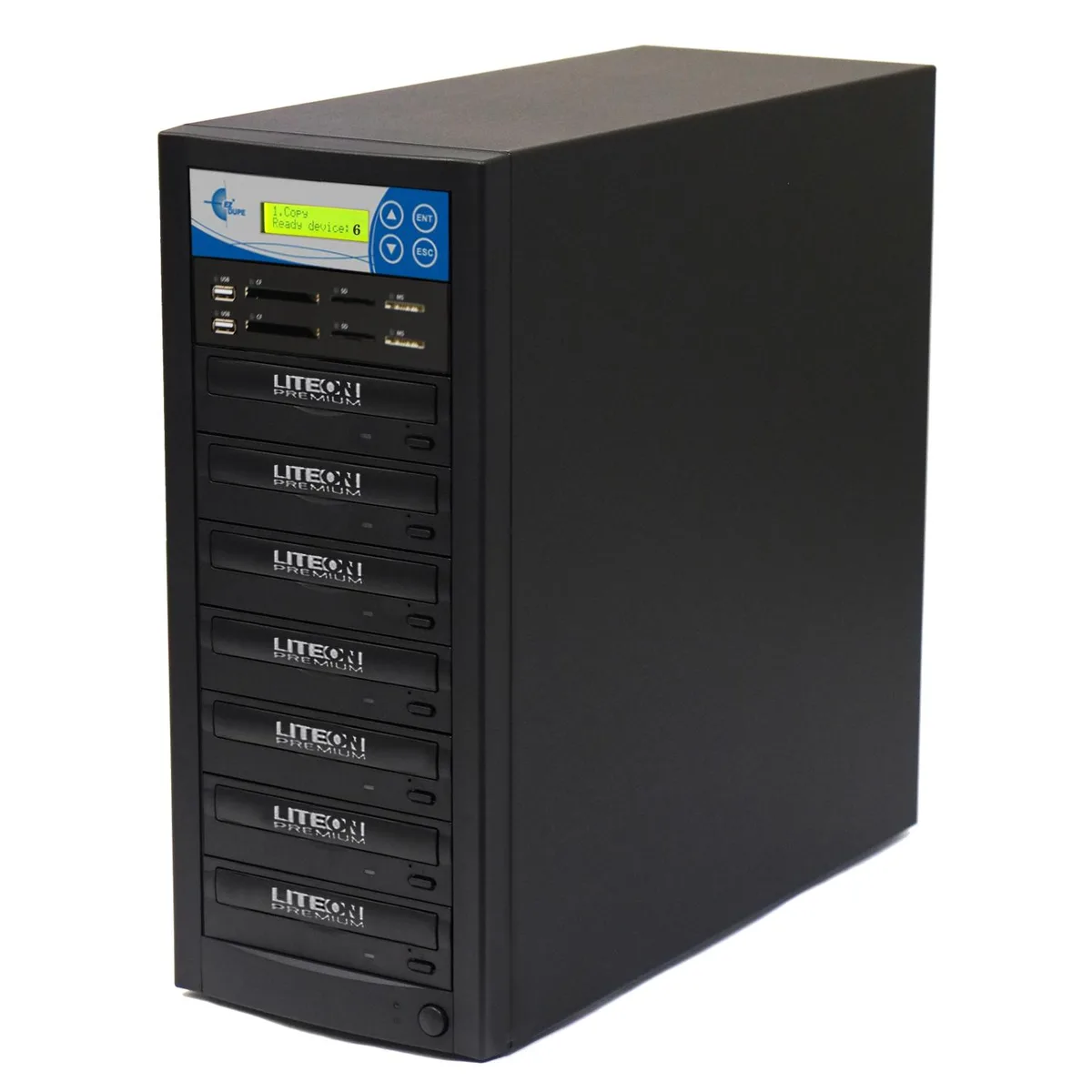 EZ Dupe, Inc. EZ Dupe, Inc. Media Mirror Plus DVD Duplicator M1006-SSP 1 to 6 — product photo
