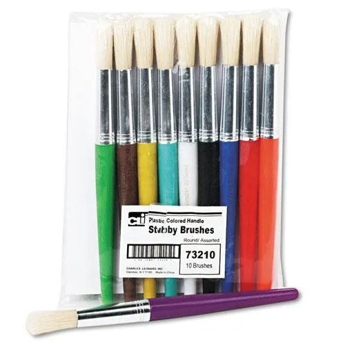 Charles Leonard Charles Leonard CKC5183 Craft Painting Brushes 10 Pack — product photo