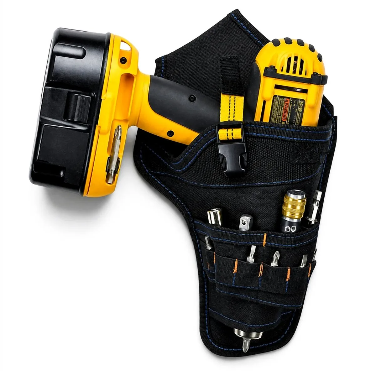 The Perfect Part The Perfect Part Crossbody Tool Storage Yellow Black 600D Oxford Adjustable 6 x 11 — product photo