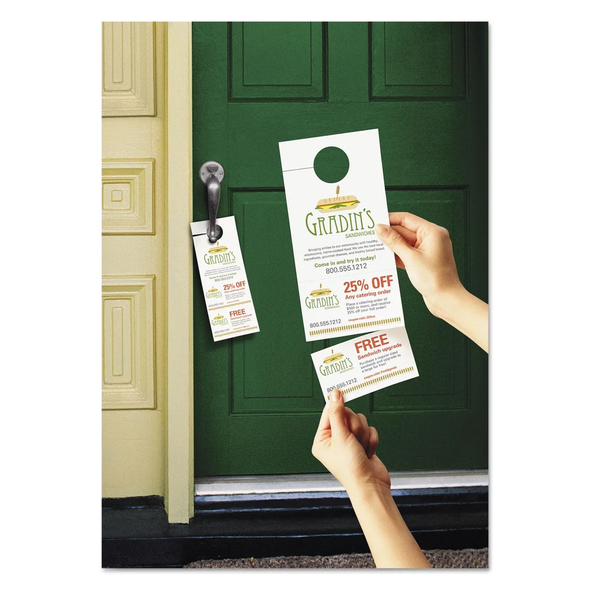 Avery Avery 16150 Door Hanger Cards 4.25 x 11 80 Cards — product photo