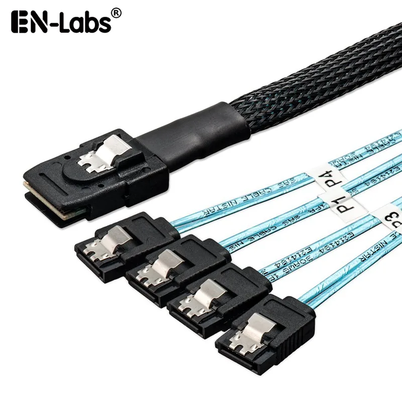 EN-Labs EN-Labs SFF80874SATA50CM Mini SAS to 4 SATA cable 50cm — product photo