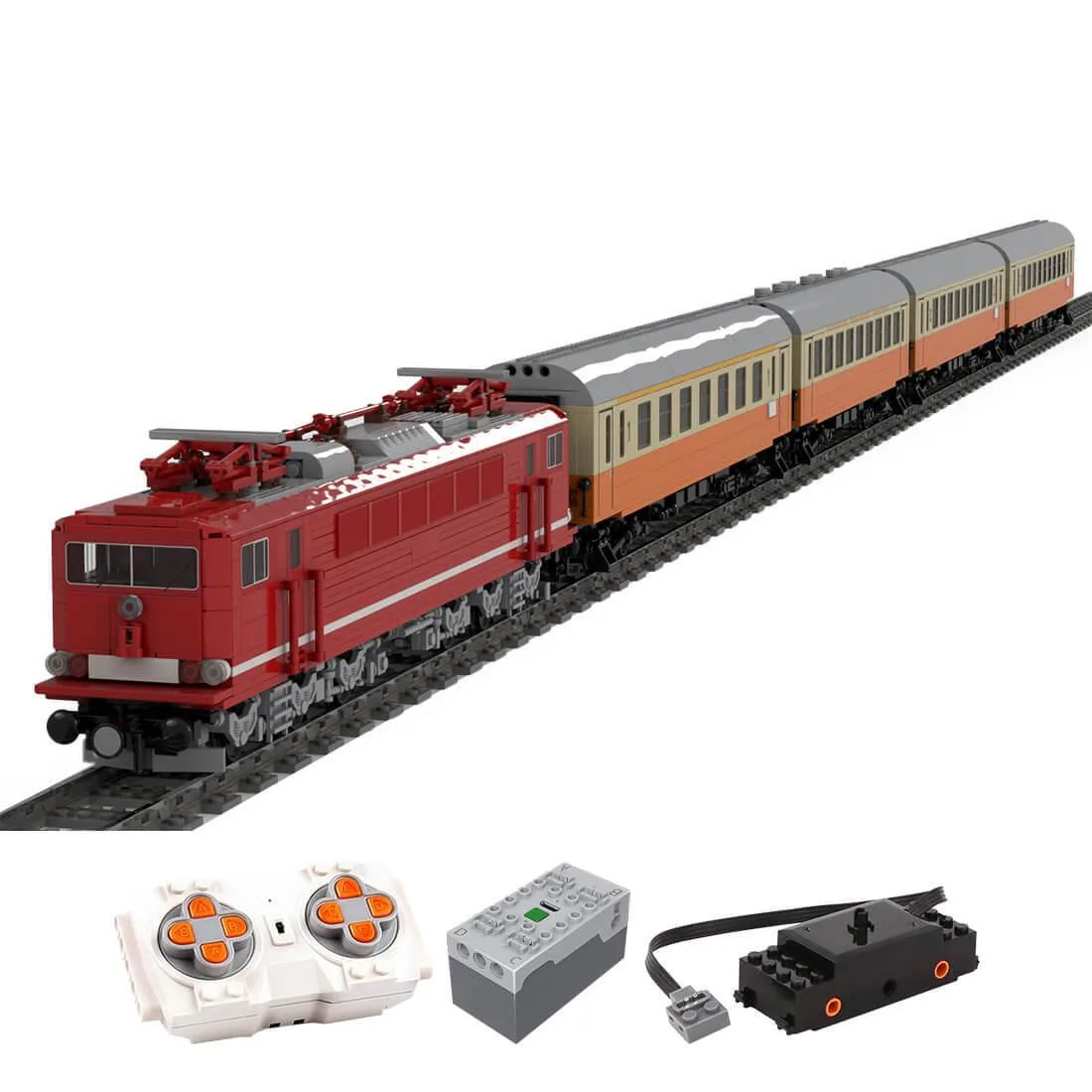 ZITIANYOUBUILD ZITIANYOUBUILD MOC-128328 BR250 + MOC-82165 City Express Train 4411PCS — product photo