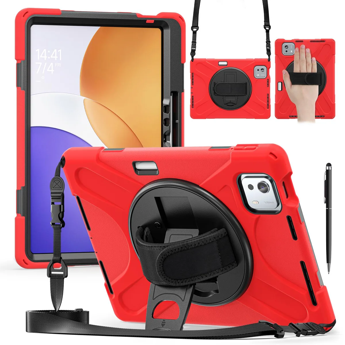 Werleo Werleo laptop case Xiaomi Pad 7S Pro 12.5 2025 6S Pro 12.4 2024 Red — product photo
