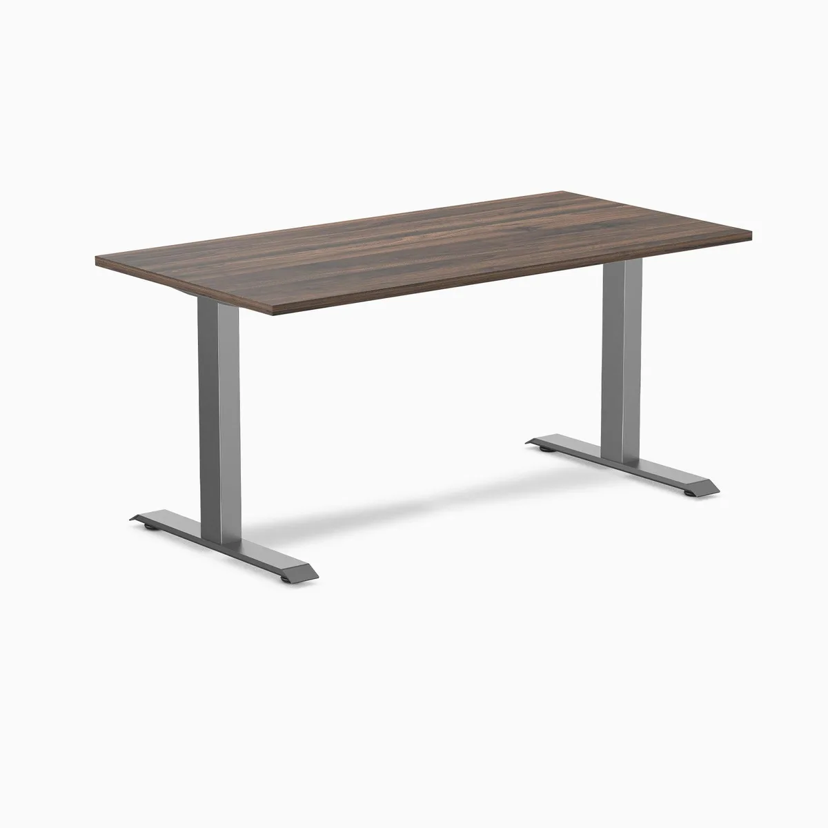 Desky Desky Zero Laminate Office Desk Jarrah Legno 59 x 29.5 in Space Gray — product photo