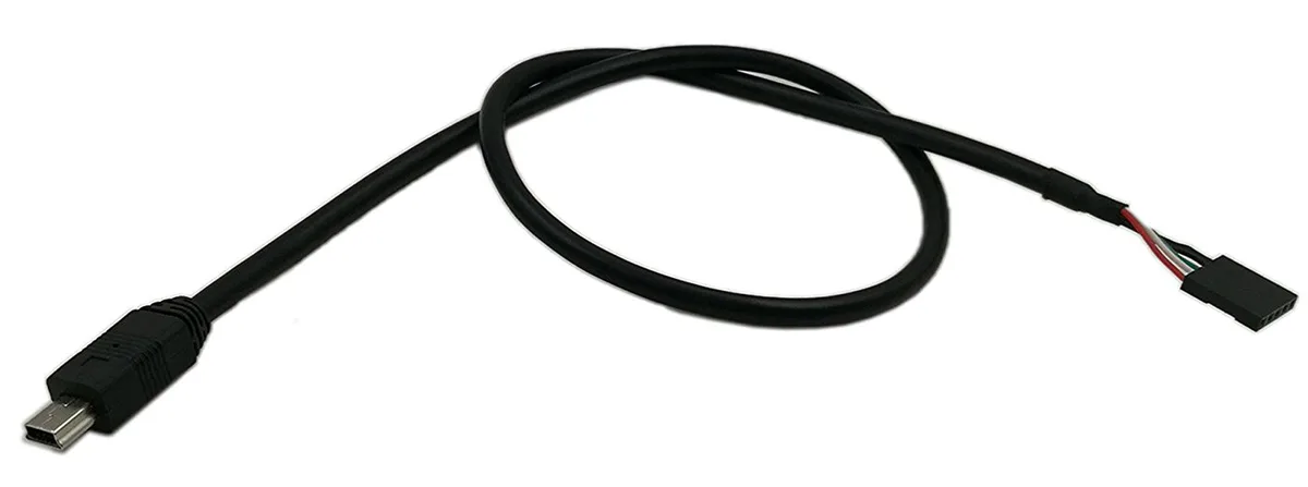 Vszerda Vszerda 50cm Mini USB 5-pin Male to 5-pin Female 0.1" Header Cable — product photo