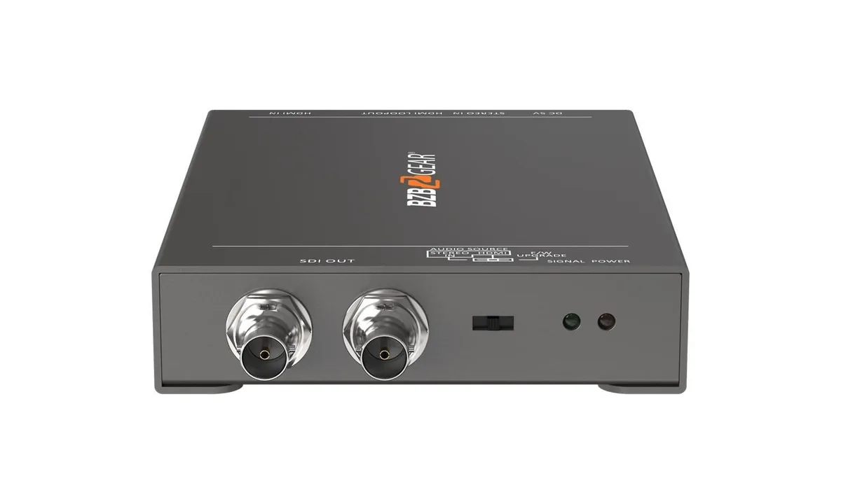 BZBGEAR BZBGEAR BG-4KHS 4K UHD HDMI 2.0 to 12G-SDI audio video converter — product photo