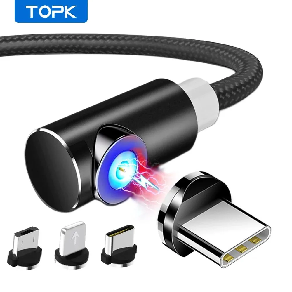Defendwe Defendwe AM51 90° Magnetic USB Cable 1m 2m 5V 2.4A — product photo