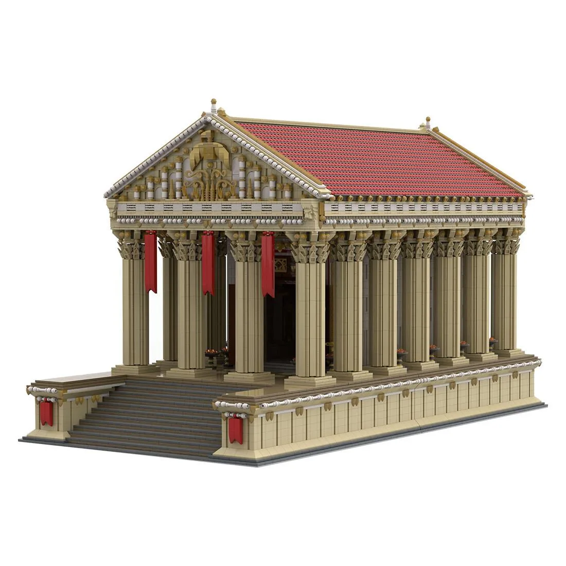 ZITIANYOUBUILD ZITIANYOUBUILD MOC-136729 UCS Ancient Roman Temple 20179 Parts — product photo