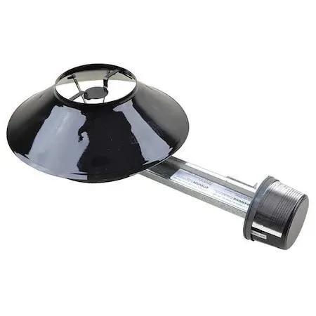 Metal automatic vent damper assembly, rectangular housing, 32 by 21 inches, 4-inch vent connection