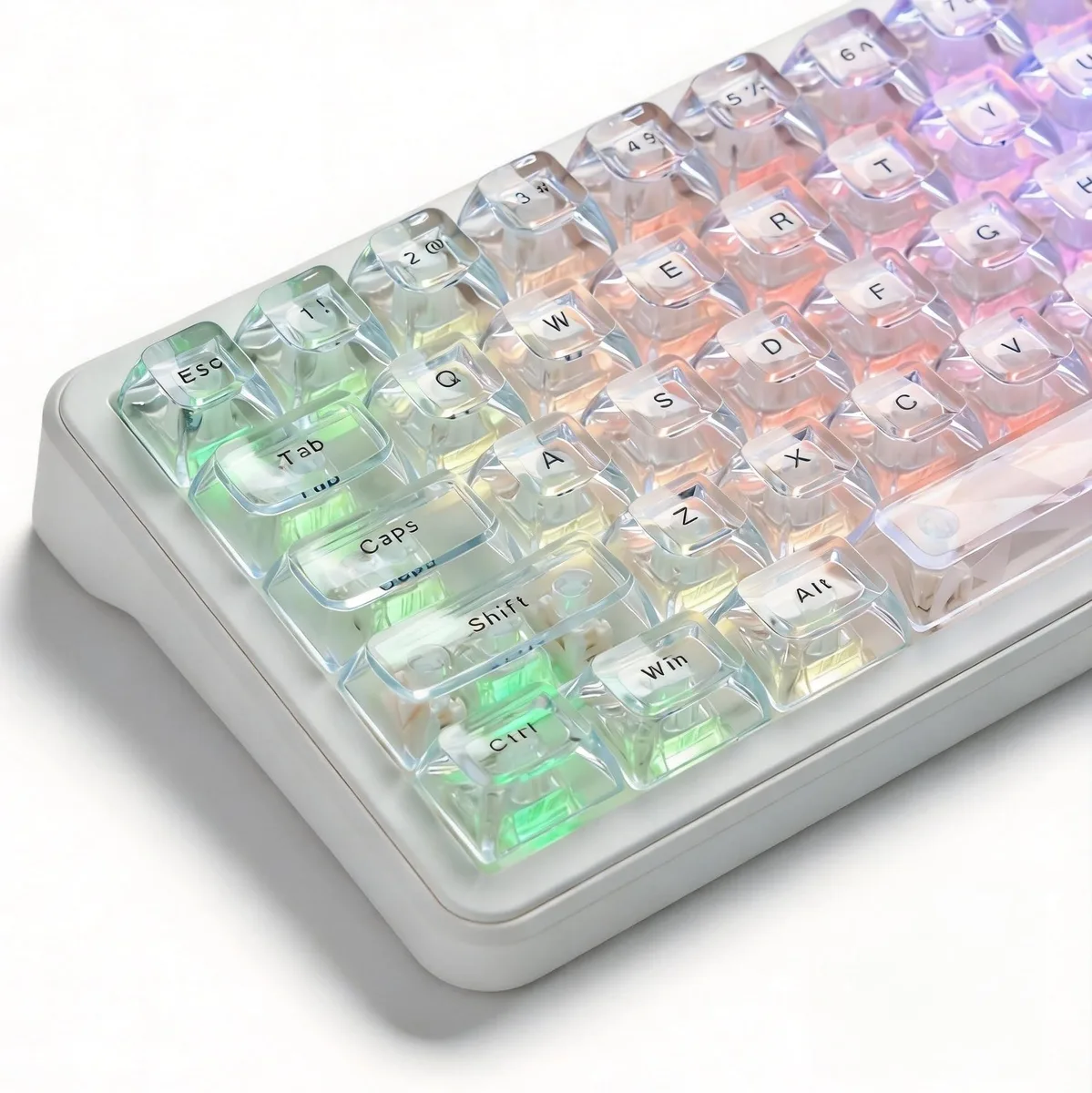 Astro Gaming Astro Gaming 2 in 1 Accessory White Jelly Keycaps 126-Key ASA Profile — product photo