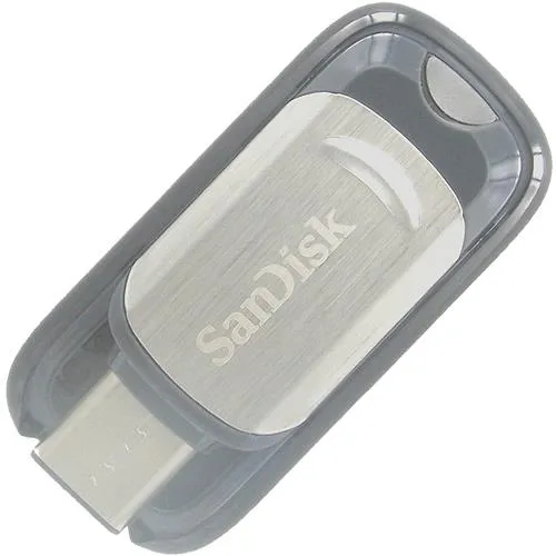 SanDisk SanDisk SDCZ450-064G 64 GB USB 3.1 flash drive 150 MB/s read 40 MB/s write Type-C retractable Black/Silver — product photo