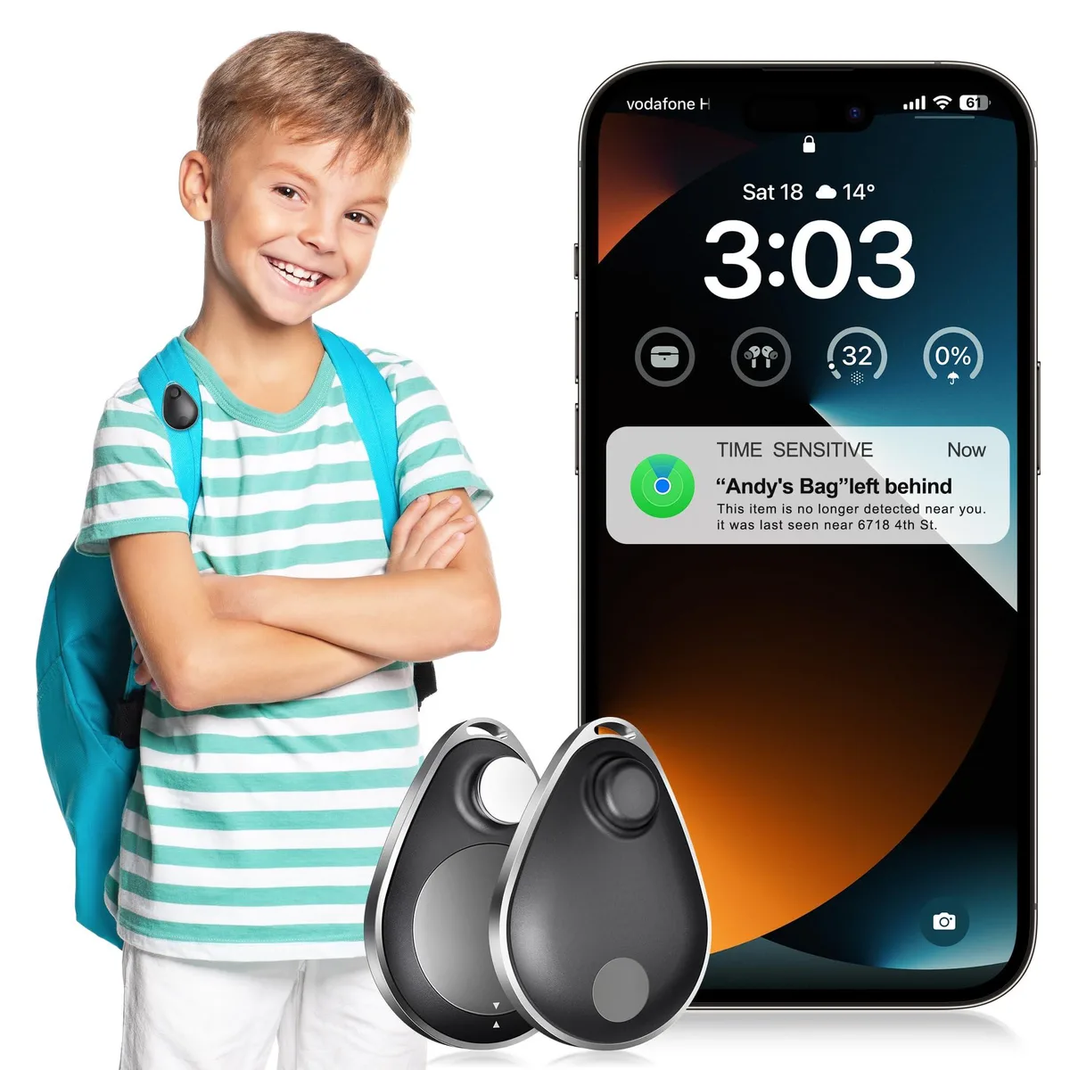 Adventure Labs Utag GPS Tracker 2-Pack Find My — product photo