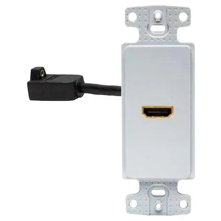 Hubbell Incorporated Hubbell Incorporated NS801W Video Wall Plate HDMI White — product photo