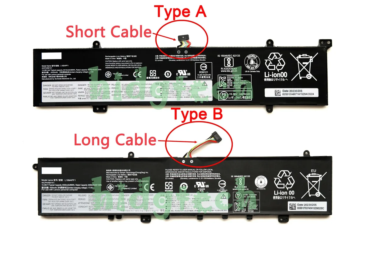 Beisite Beisite L18M4PF1 L18D4PF1 69Wh 15.36V laptop battery for Lenovo Yoga S740-15IRH C940-15IRH 9-15IMH5 — product photo