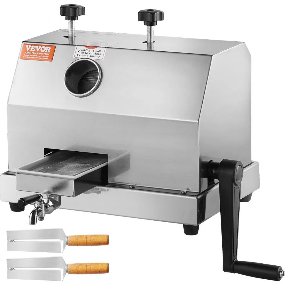 VEVOR VEVOR Sugar Cane Juicer YF-SY80 110 lbs/h Manual 2.4" Inlet 3 Rollers — product photo