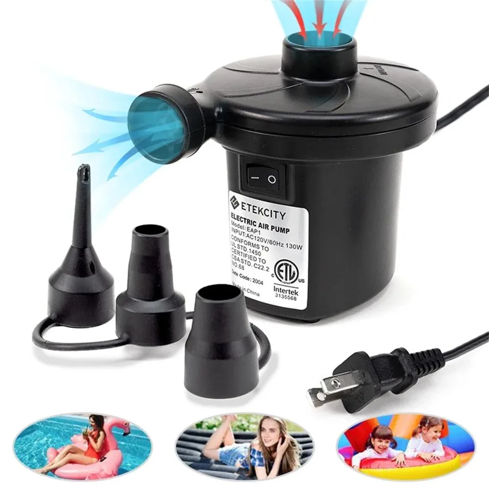 BOPORO BOPORO Electric Air Pump Black pool accessory — product photo
