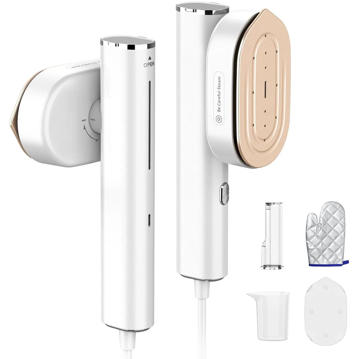  Hamilton Beach ELST01 1200W 2-in-1 Steamer White 110-120V — product photo