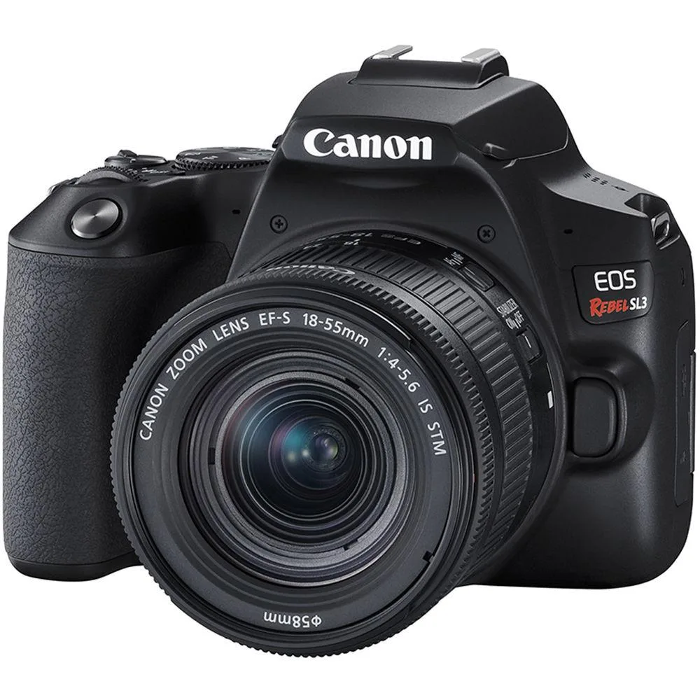 Canon International Canon International EOS Rebel SL3 DSLR Camera 18-55mm Lens Black — product photo