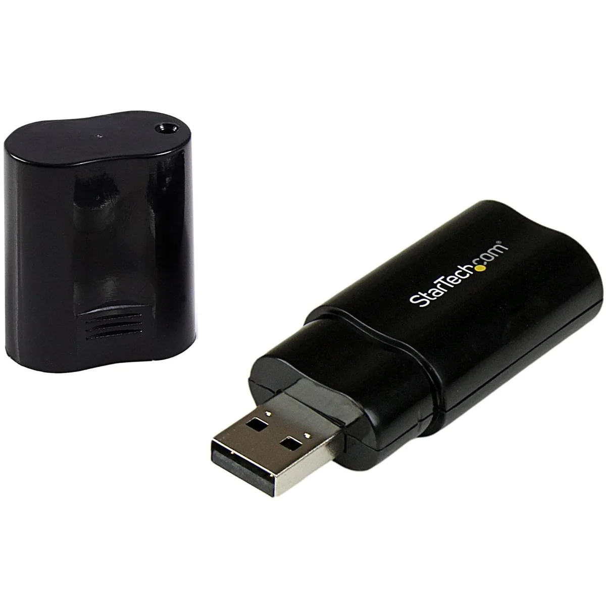 StarTech.com ICUSBAUDIOB USB Sound Card 3.5mm Black TAA — product photo