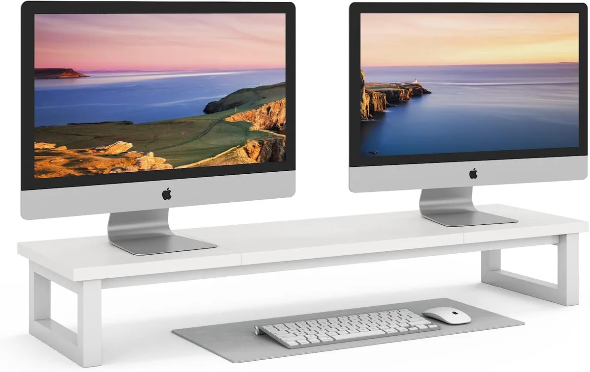PISKEKAT PISKEKAT 38.6" Dual Monitor Stand Riser 100 lbs — product photo