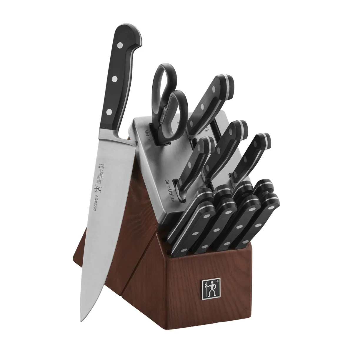 ZWILLING J.A. HENCKELS ZWILLING J.A. HENCKELS 31185-015 15-piece cutlery set with 14-slot self-sharpening block — product photo