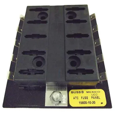 Eaton Bussmann Eaton Bussmann 15600-10-20 Fuse Panel 10 Pole 32V DC — product photo