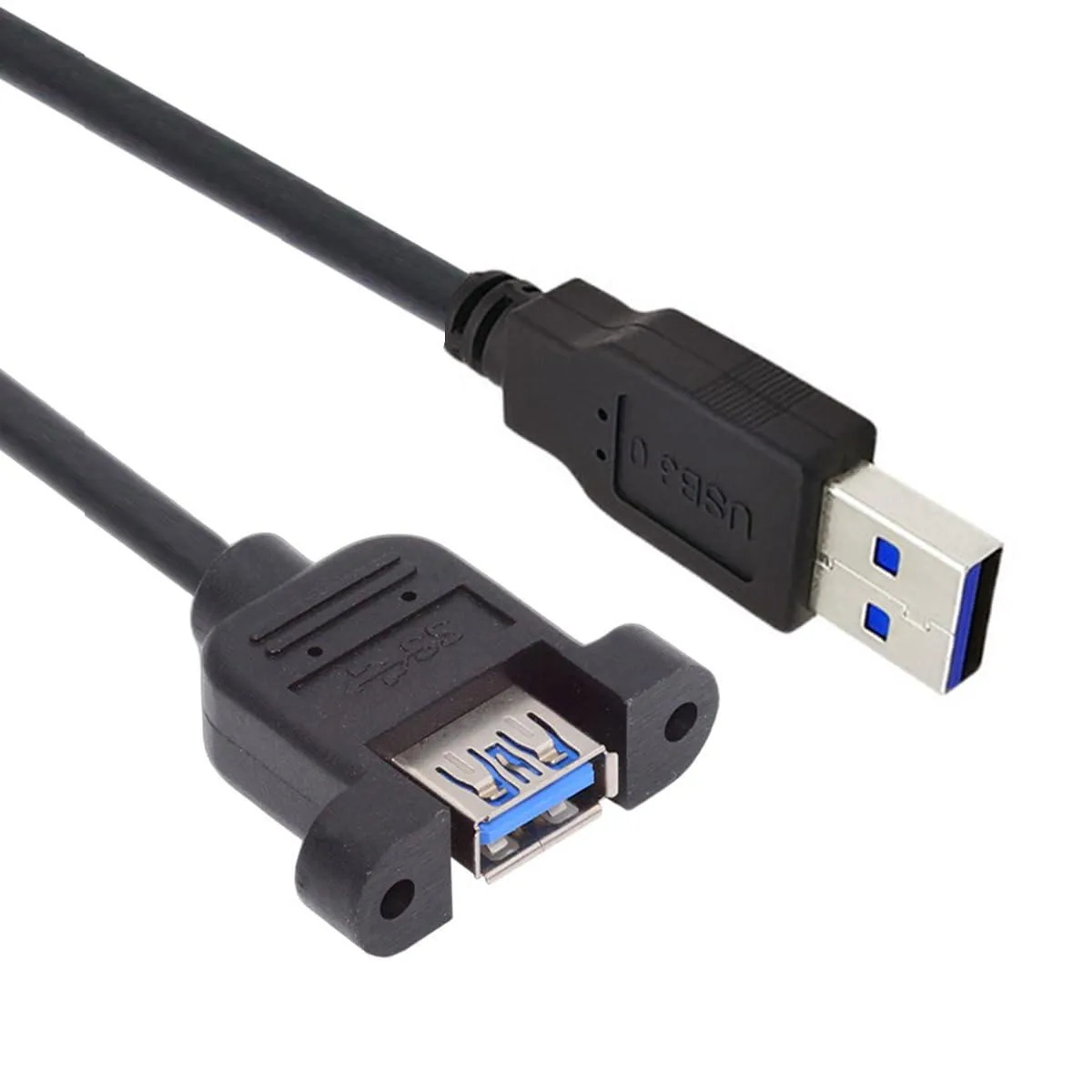 Fervit Fervit USB 3.0 Male to Female Type-A Panel Header Cable 50cm — product photo