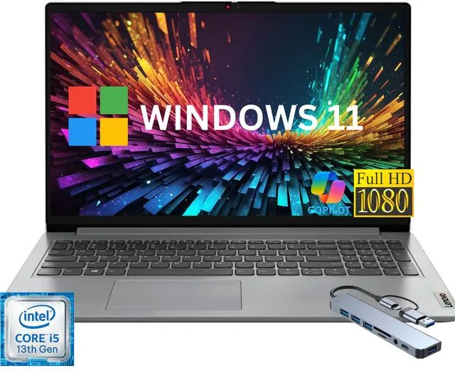 Lenovo Lenovo IdeaPad 1i 15.6" FHD Intel Core i5-1335U 12GB DDR4 1TB NVMe Windows 11 Home Gray — product photo
