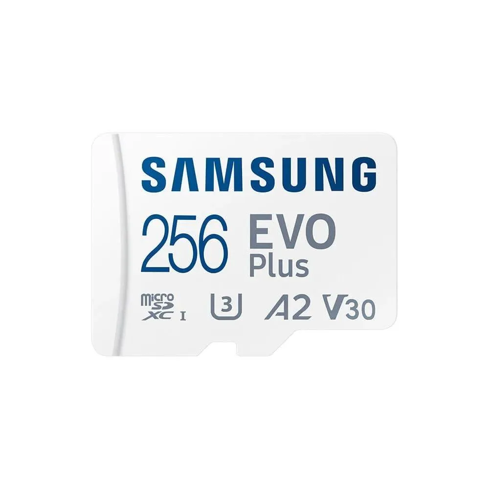 SAMSUNG SAMSUNG MB-MC256SA/EU 256 GB microSD card with SD adapter — product photo