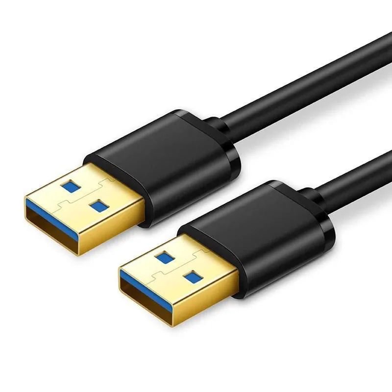 LUOM LUOM USB3.0M2M USB 3.0 A to A Male Cable 10Ft 3Pack Black — product photo