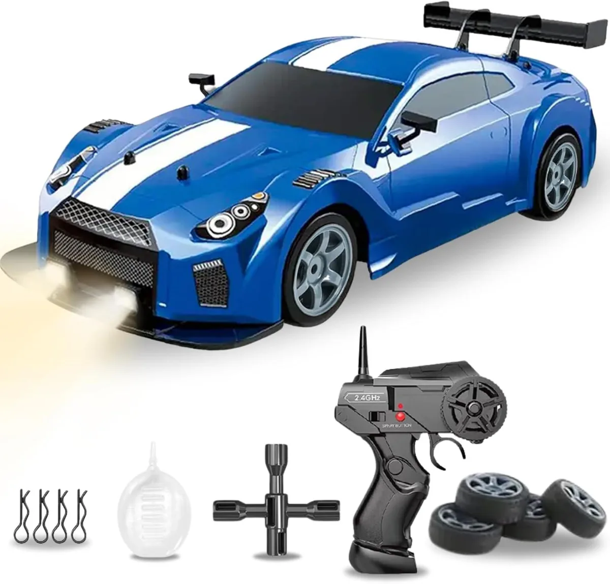 usbroway usbroway 1/16 2.4GHz 4WD RC Drift Car Blue — product photo