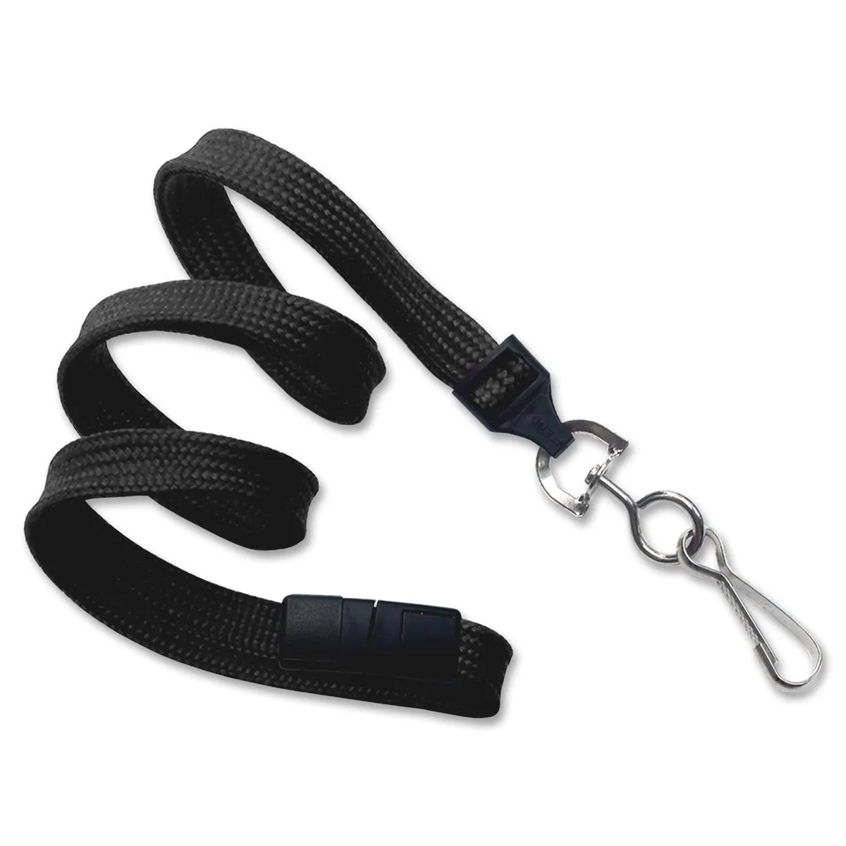 Baumgartens Baumgartens 65514 Educational Supply 12-Pack 36" Breakaway Lanyard Black — product photo