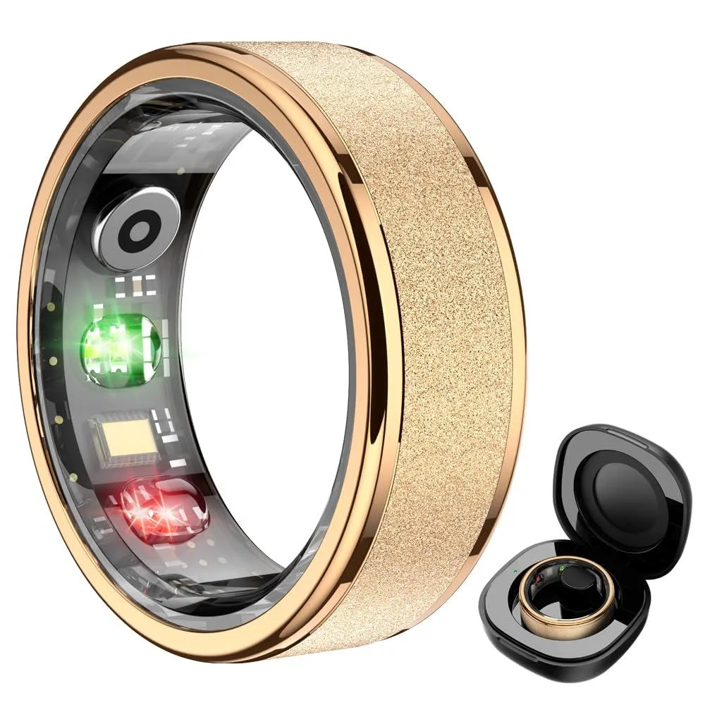  HTC COLMI R10 Smart Ring Rose Gold Size 8 — product photo