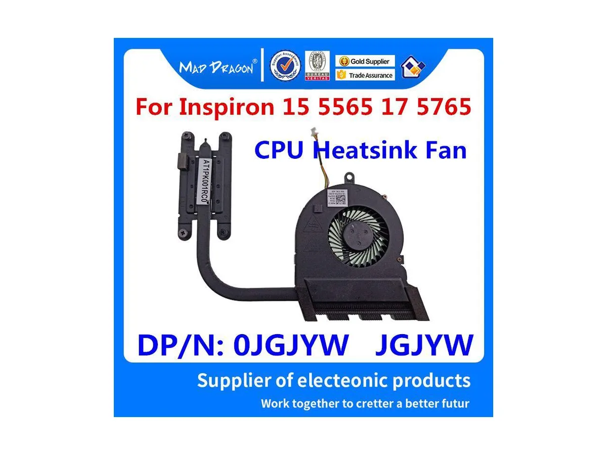 Fans Fans CPU Air Cooler for Dell Inspiron 15 5565 17 5765 — product photo