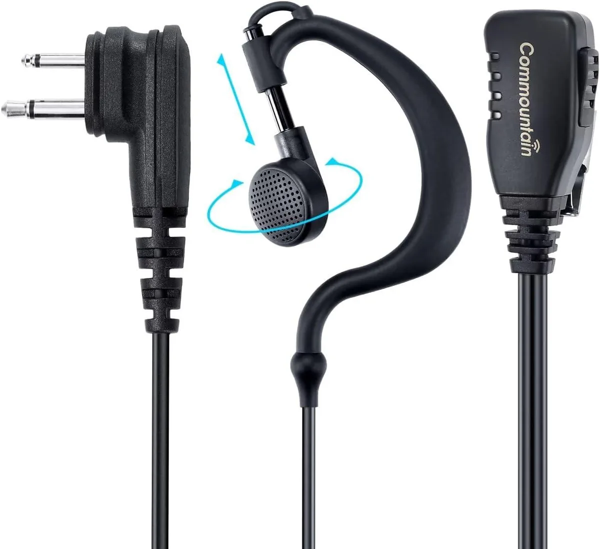 usbroway usbroway G-Shape Earpiece with Mic for Motorola Radios — product photo