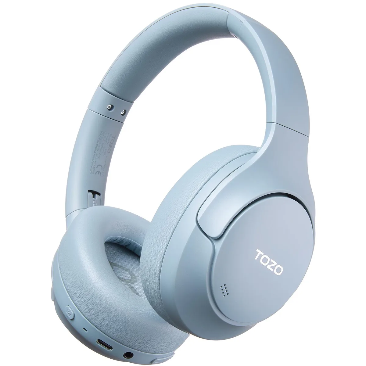 TOZO Store TOZO Store HT3 Hybrid Noise Cancelling Headphones Blue 90H Bluetooth 6.0 40mm 32 EQ 3.5mm — product photo