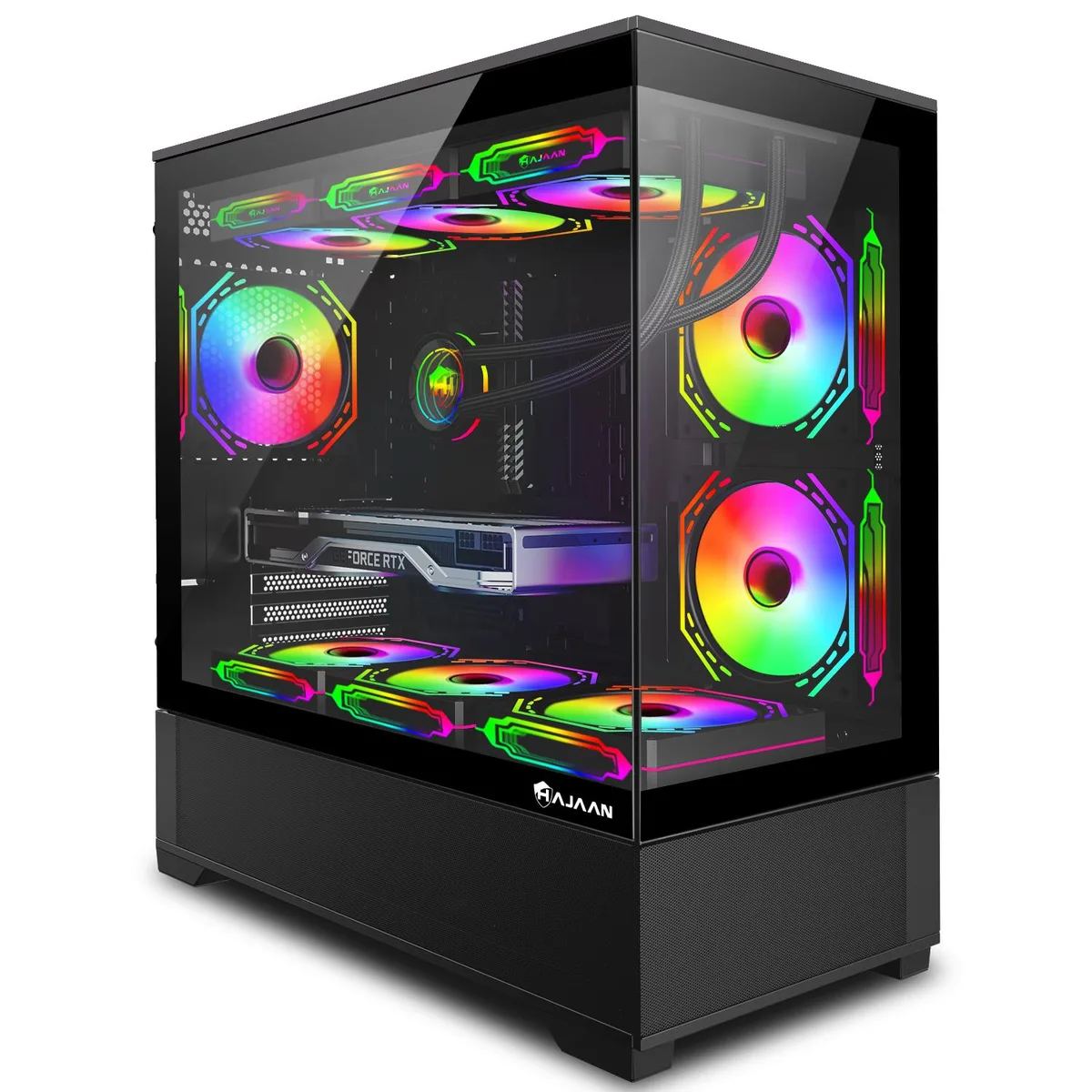 HAJAAN HAJAAN SuperX Gaming PC Ryzen 7 7700 RTX 4060 32GB DDR5 2TB NVMe — product photo