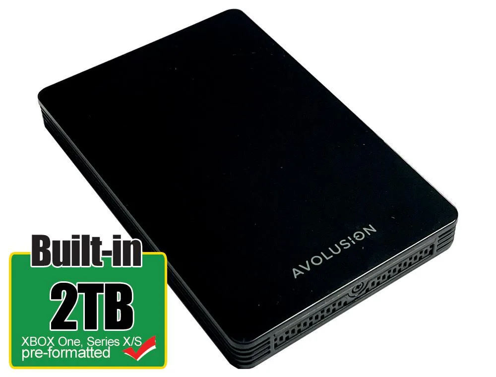 Avolusion Avolusion HD250U3-Z1-PRO 2TB USB 3.0 portable hard drive Black — product photo