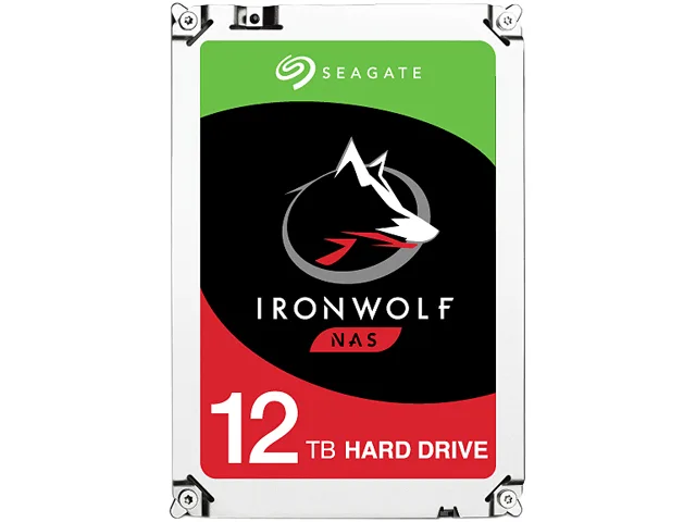 Seagate Seagate IronWolf ST12000VN0007 12TB 7200 RPM 256MB SATA 3.5" internal hard drive — product photo